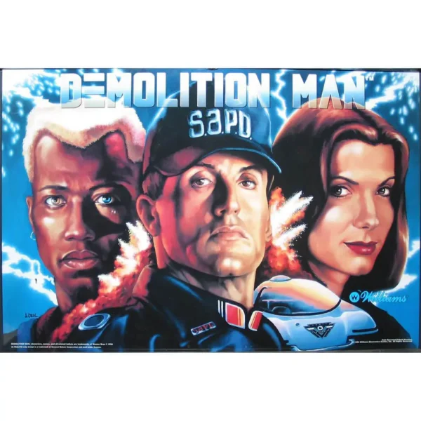 Demolition Man Pinball Machine by Williams