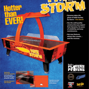 Fire Storm Air Hockey Table