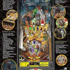 Game of Thrones Pro Pinball Machine by Stern